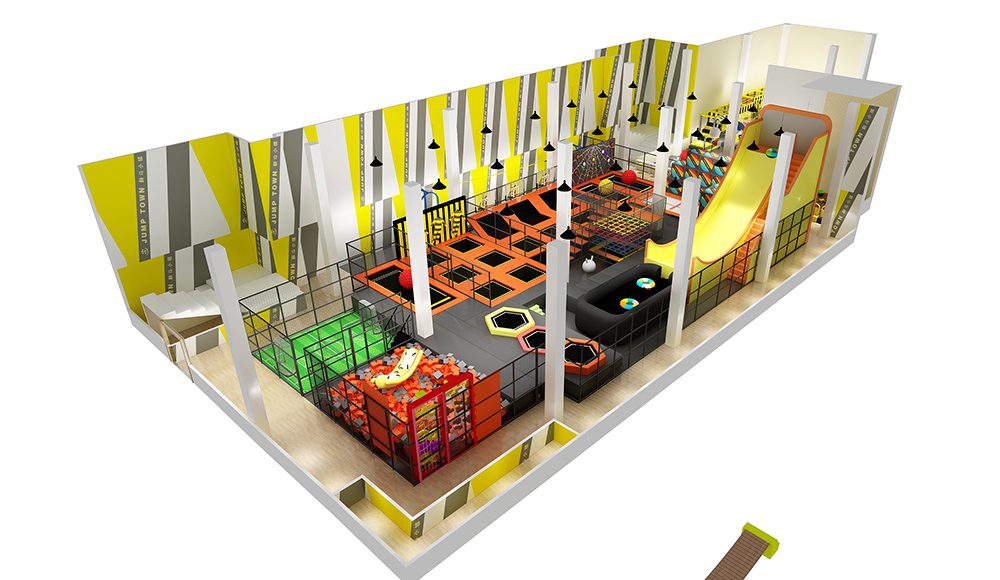 Entertainment Indoor Trampoline Park Equipment